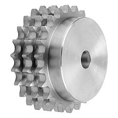 Zincir Dişli Çarklar Üçlü Sıra 1/2" x 5/16" DIN ISO 606