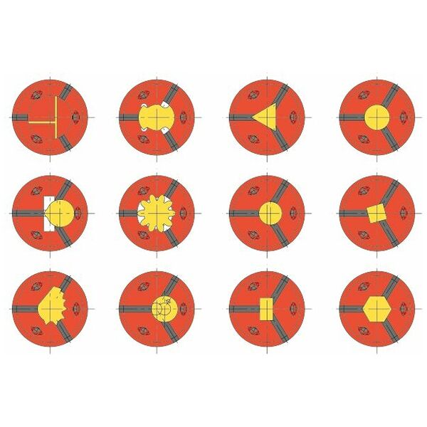 Hainbuch SK 65 Düz Sıkma Pensi (0,5 mm artışlı) (3 - 65 mm) - Görsel 4