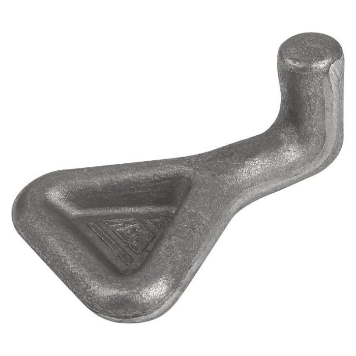 05560_B - 30500N'a kadar sıkıştırma braketine sahip gerdirme mandalları için karşı kancalar, ayarlanabilir, ağır hizmet tipi tasarım, Form B