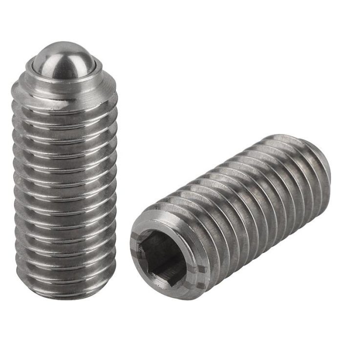 03035_VF inch - Altıgen soketli ve bilyalı setiskur vidalar, paslanmaz çelik, artırılmış yay kuvveti - inch