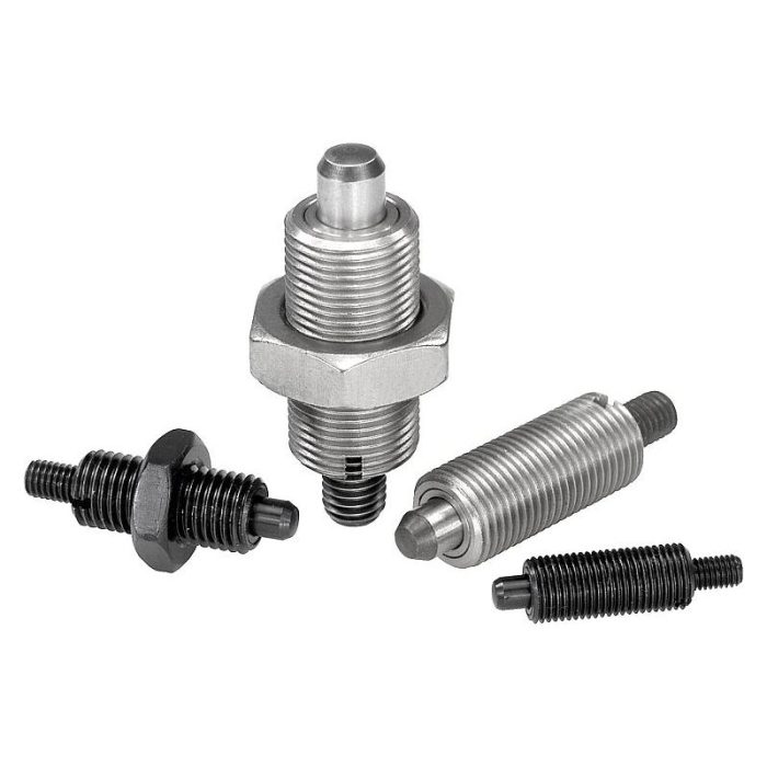 03096 inch - Dişli muyluya sahip bileziksiz çelik veya paslanmaz çelik indeksleme pistonları - inch