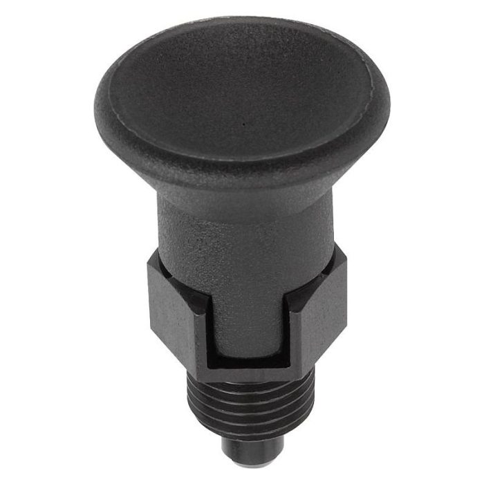 03089_C inch - Kilitleme cıvatası çelik veya paslanmaz çelik kısa versiyon, plastik mantar kavramalı ve kilitleme oluklu, kilit somunsuz - inch