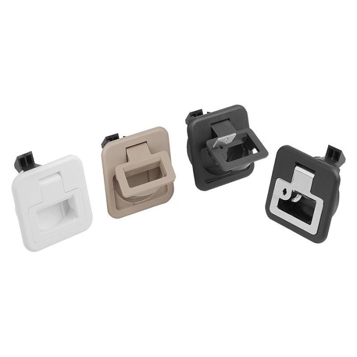 05596-10 - Kollu plastik yaylı kilitler, katlanabilir