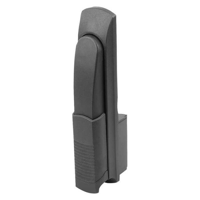 05600-02_B - Plastik döner kol, kare montaj deliği, montaj deliği aralığı 50x50x50 mm, kapaklı, profil yarım silindir hariç, Form B