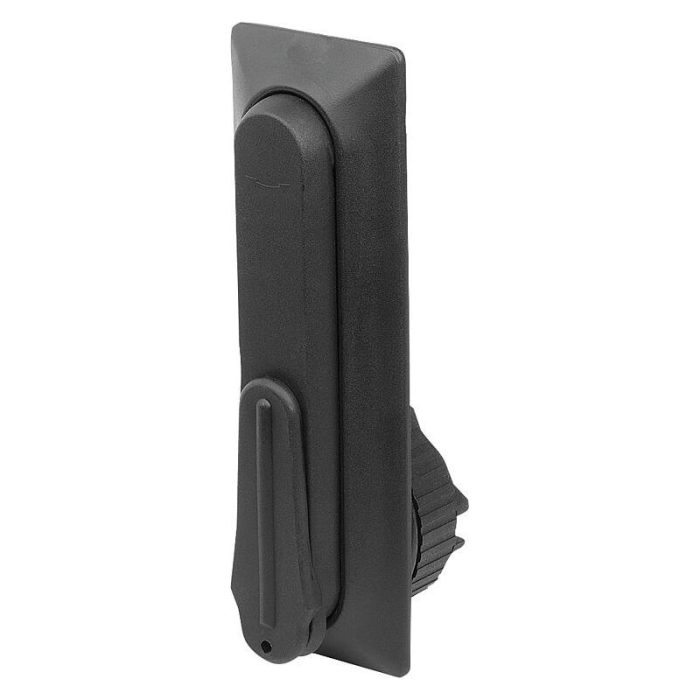 05600-06_A - Plastik döner kol, yuvarlak montaj deliği, montaj deliği aralığı 95 mm, kapaklı, Form A