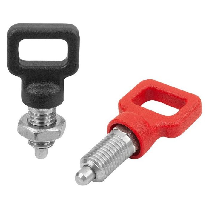 03089-05 - Plastik halkalı tutamaklı çelik veya paslanmaz çelik indekseleme pistonu