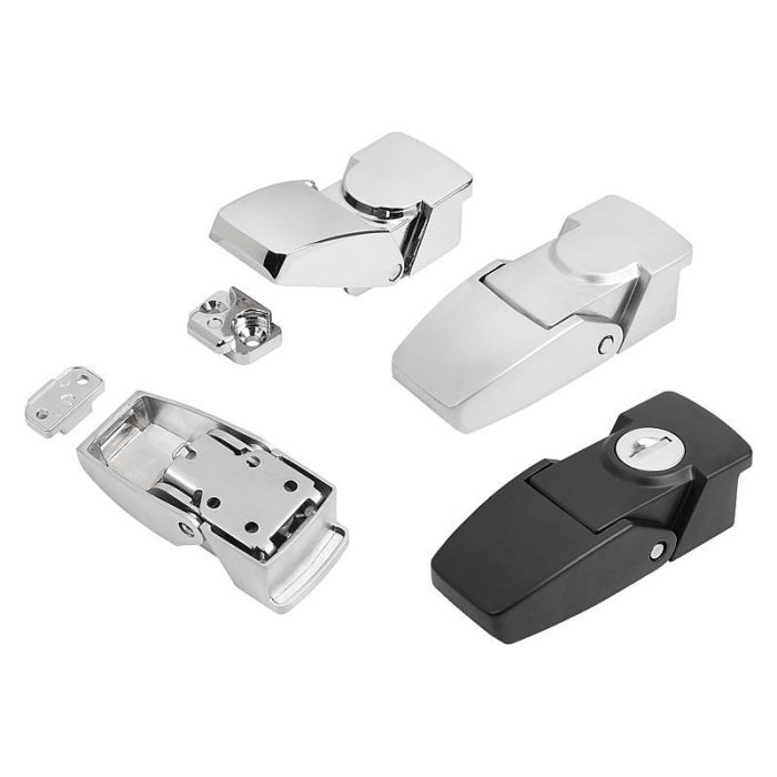 05547-10 - Sac metal braketli çinko gerdirme mandalları, vida delikleri gizlenmiş