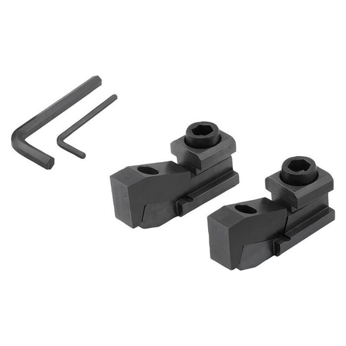 04470 - T kanallı düz kelepçe için, çelik (set)