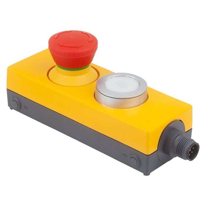 81150-22 - Acil durdurma tuşu gövdede basma tuşlu "Minibox" Ø 22,3 mm M12 bağlantı