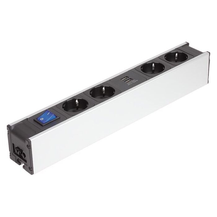 82001_C - Alüminyum gövdede priz çubukları, Form C