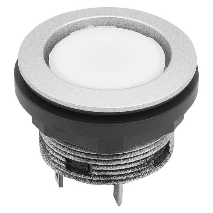 81000-04 - Aydınlatmalı basmalı düğme, dokunsal kurulum versiyonu Ø 22,3 mm Düz fiş bağlantısı, kompakt