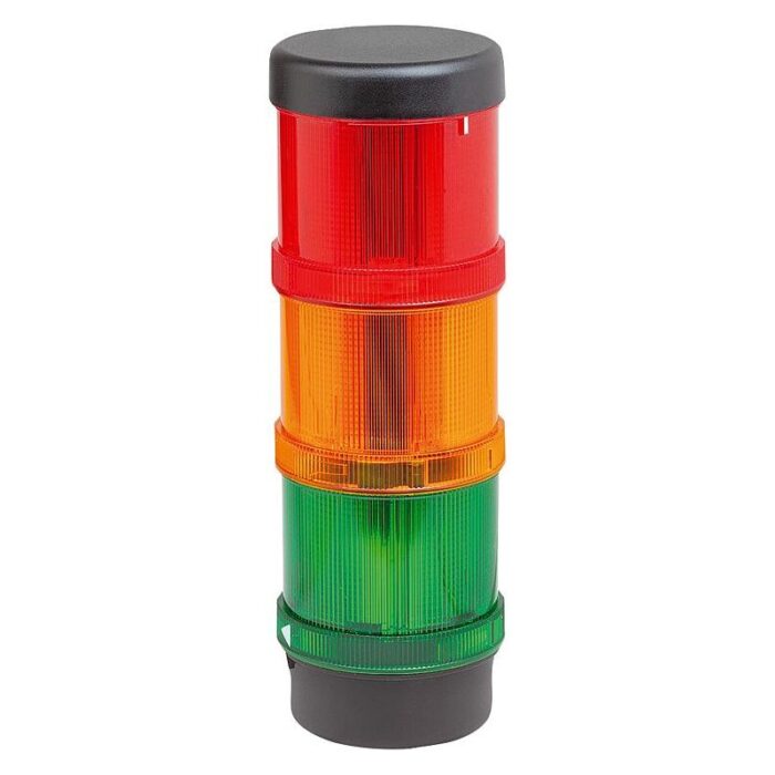 81400-20_A - Sinyal kuleleri, LED yeşil, sarı, kırmızı, Ø70 mm komple alet, Form A
