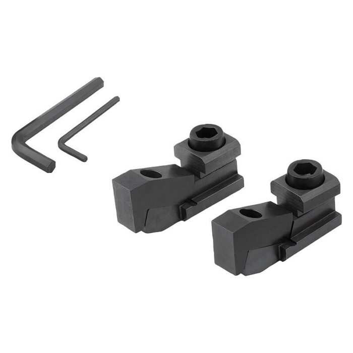 04470 - T kanallı düz kelepçe için, çelik (set)