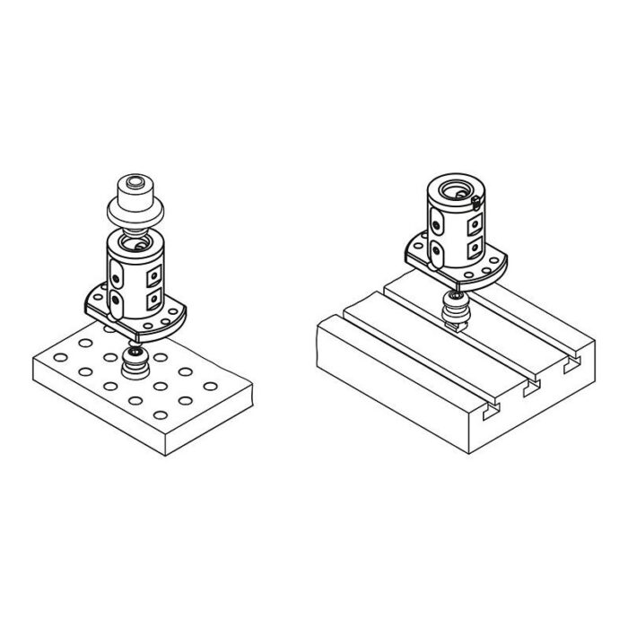 42210 - UNILOCK, 5 akslı sıkıştırma pimi, iş parçası sabitlemesi için, sistem boyutu 80 mm